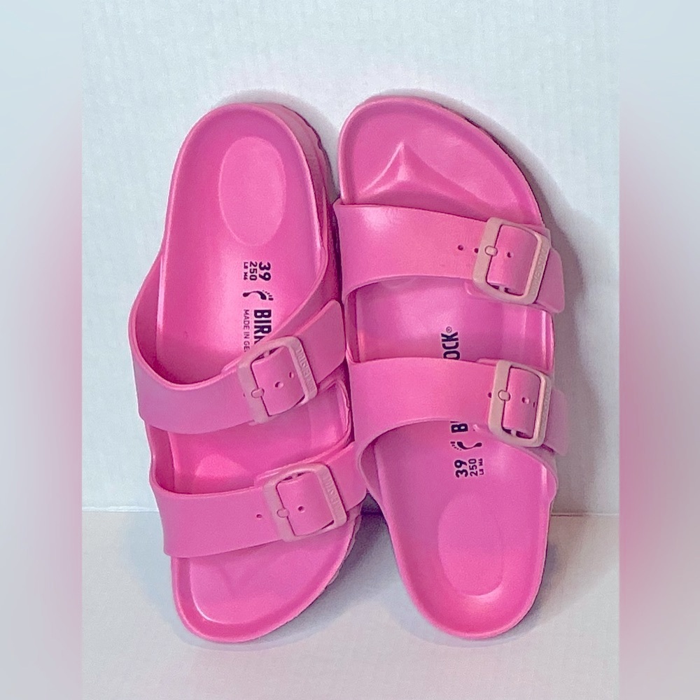 Birkenstock Women's Bright Pink Sandals size 39 us 8 - Picture 6 of 11